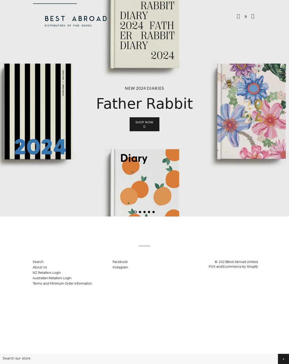 best-abroad.net shopify website screenshot