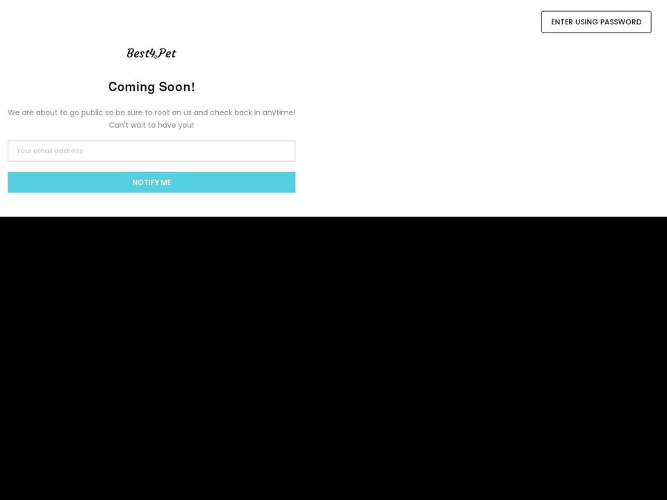 best4.pet shopify website screenshot