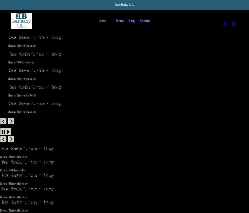 bestbaby.de shopify website screenshot
