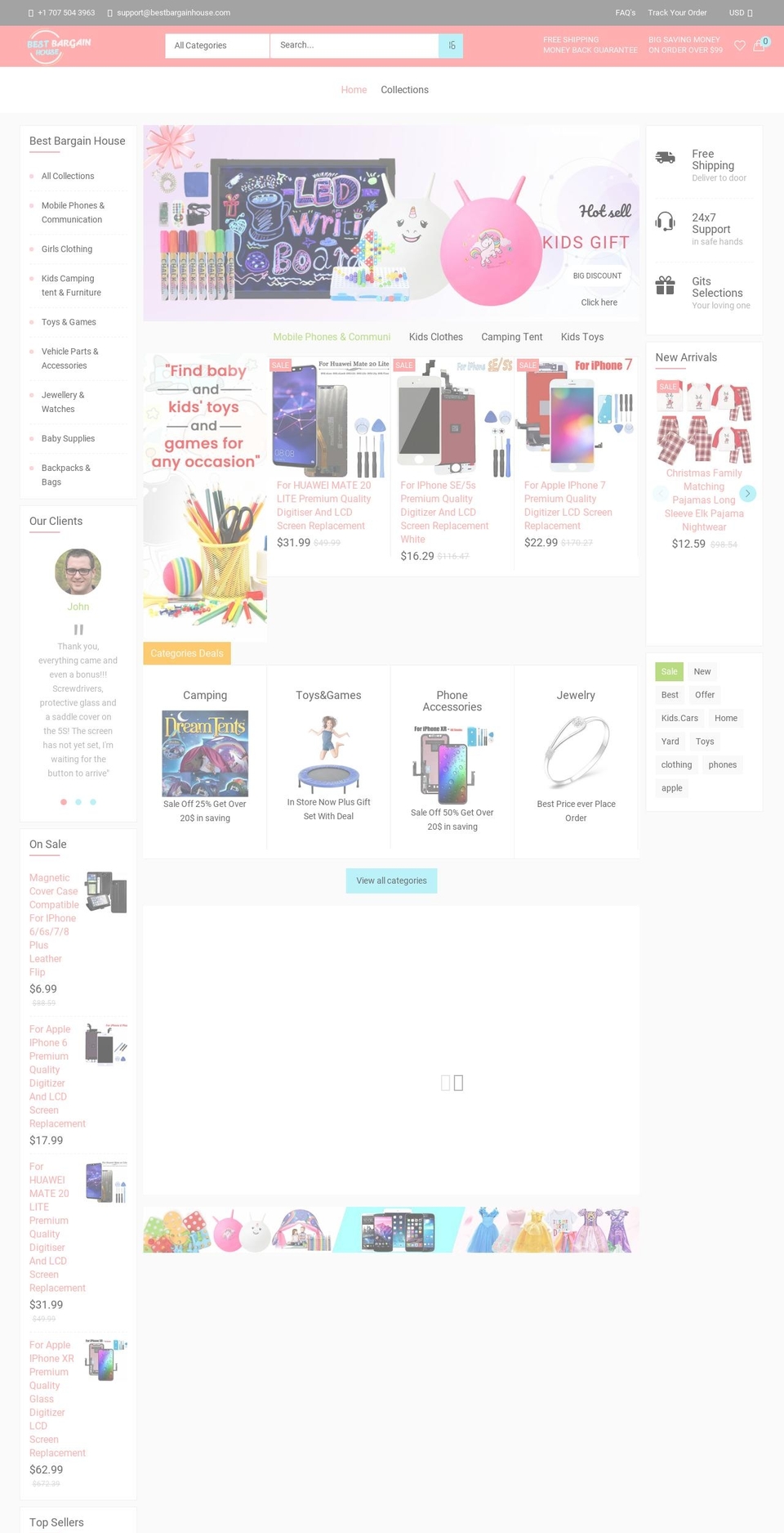 bestbargainhouse.com shopify website screenshot