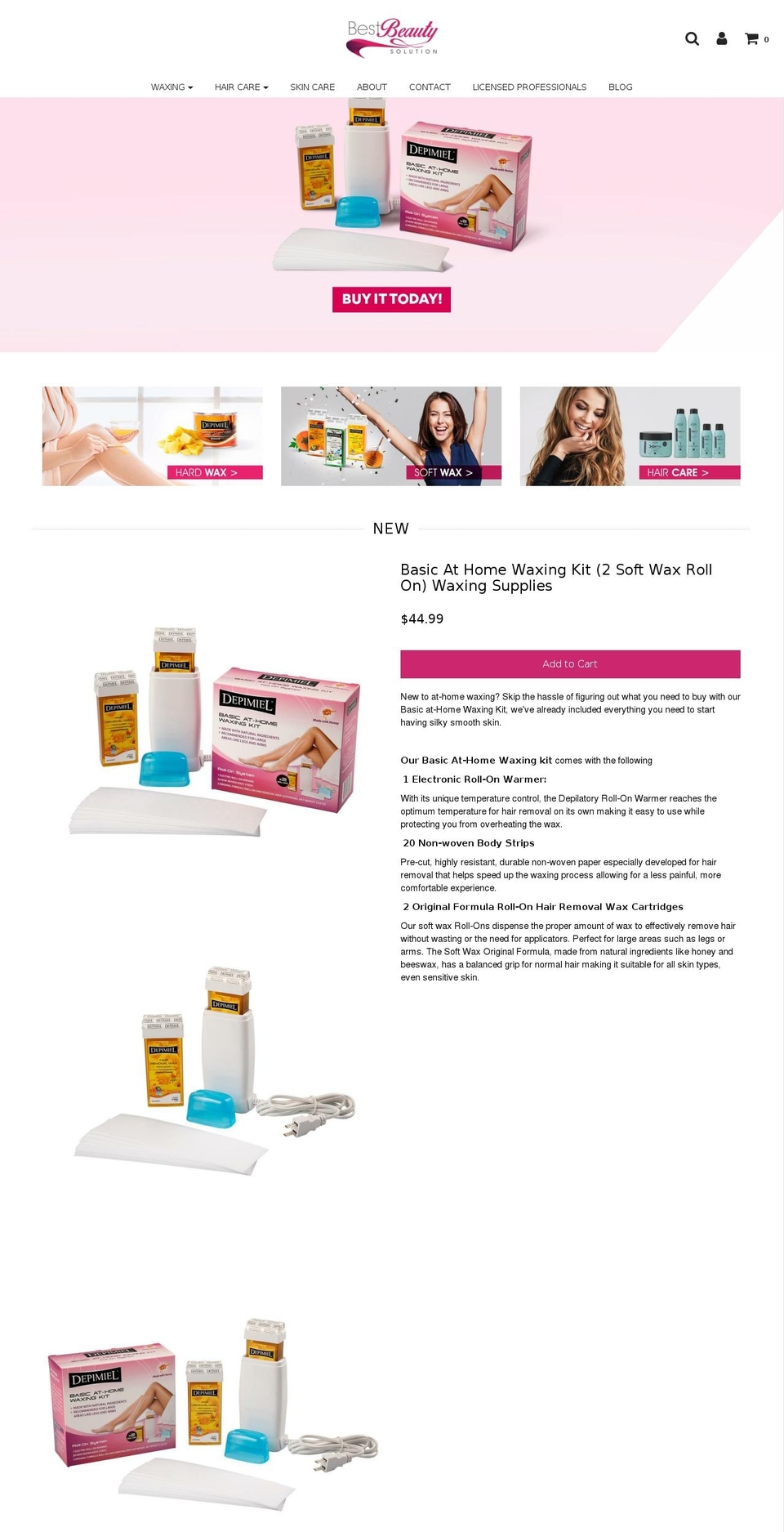 bestbeautysolution.com shopify website screenshot