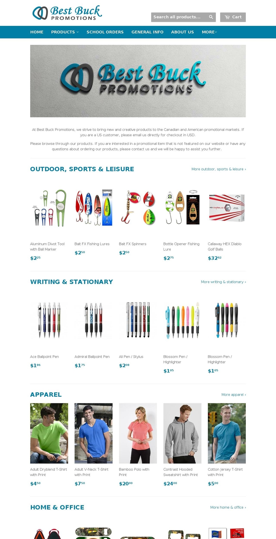 bestbuckpromo.com — Shopify storefront screenshot