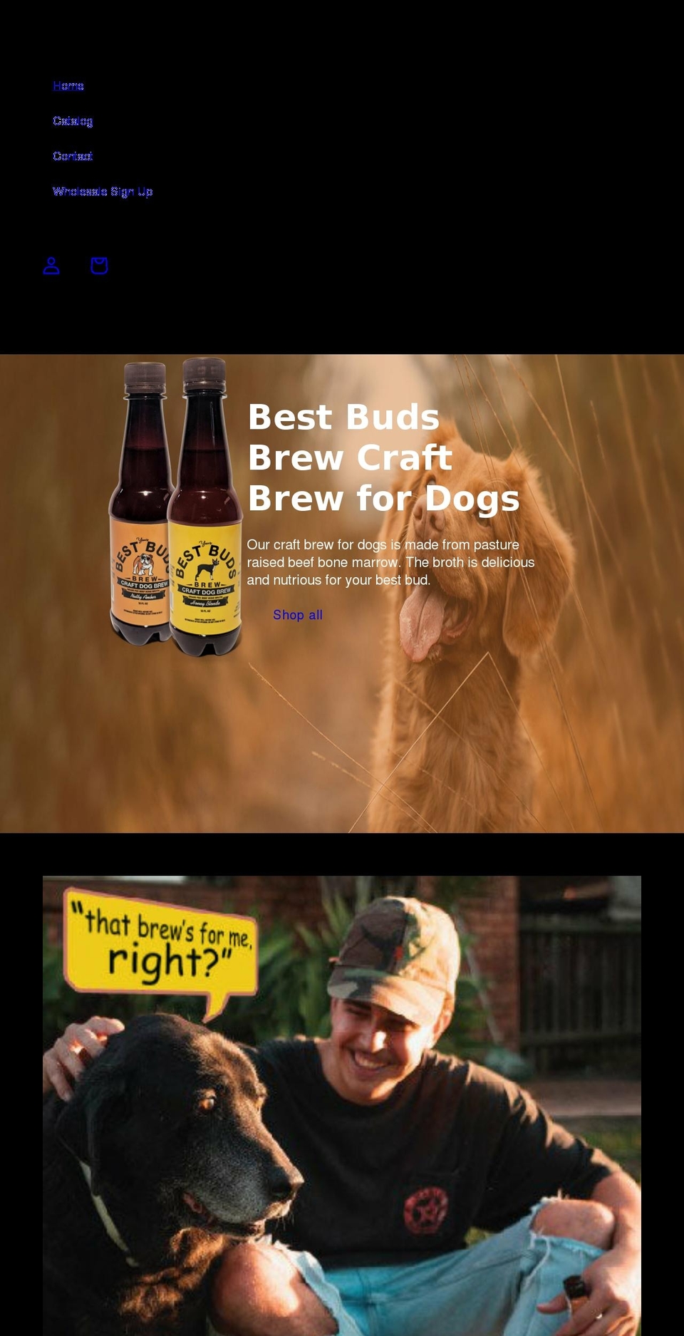 bestbudsbrew.com shopify website screenshot