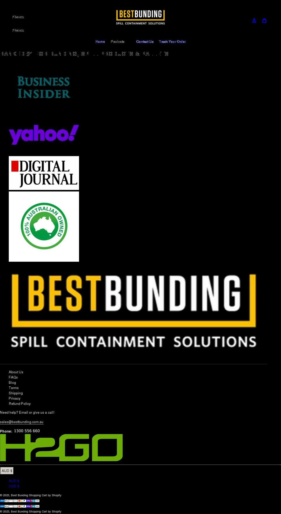 bestbunding.com.au shopify website screenshot