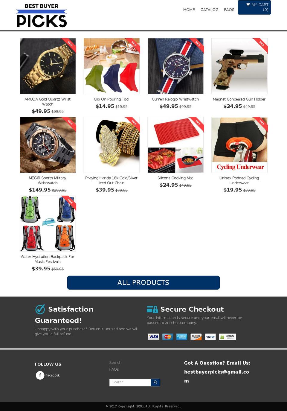 bestbuyerpicks.com shopify website screenshot