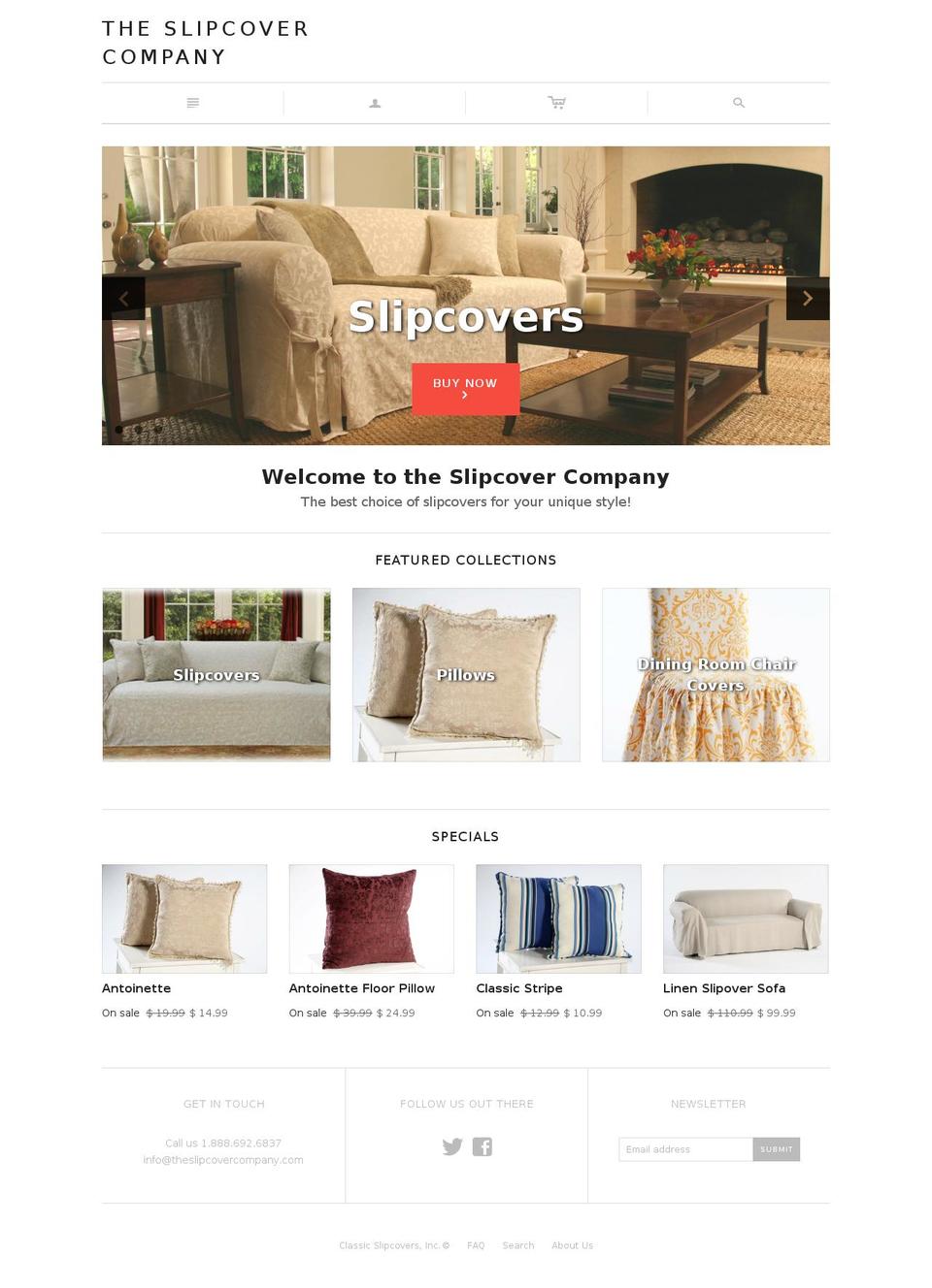 bestbuyslipcover.com shopify website screenshot