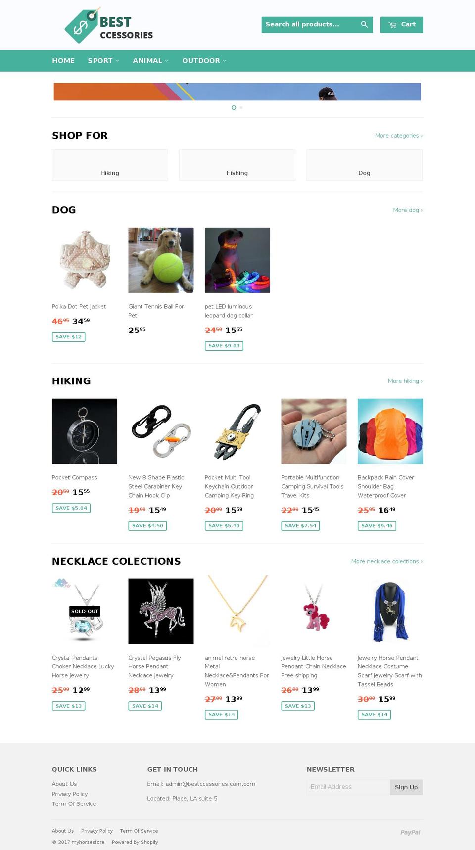 theme-x Shopify theme site example bestccessories.com
