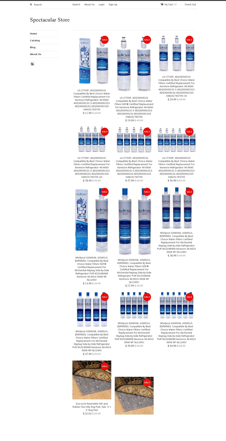 bestchoicewaterfilters.com shopify website screenshot