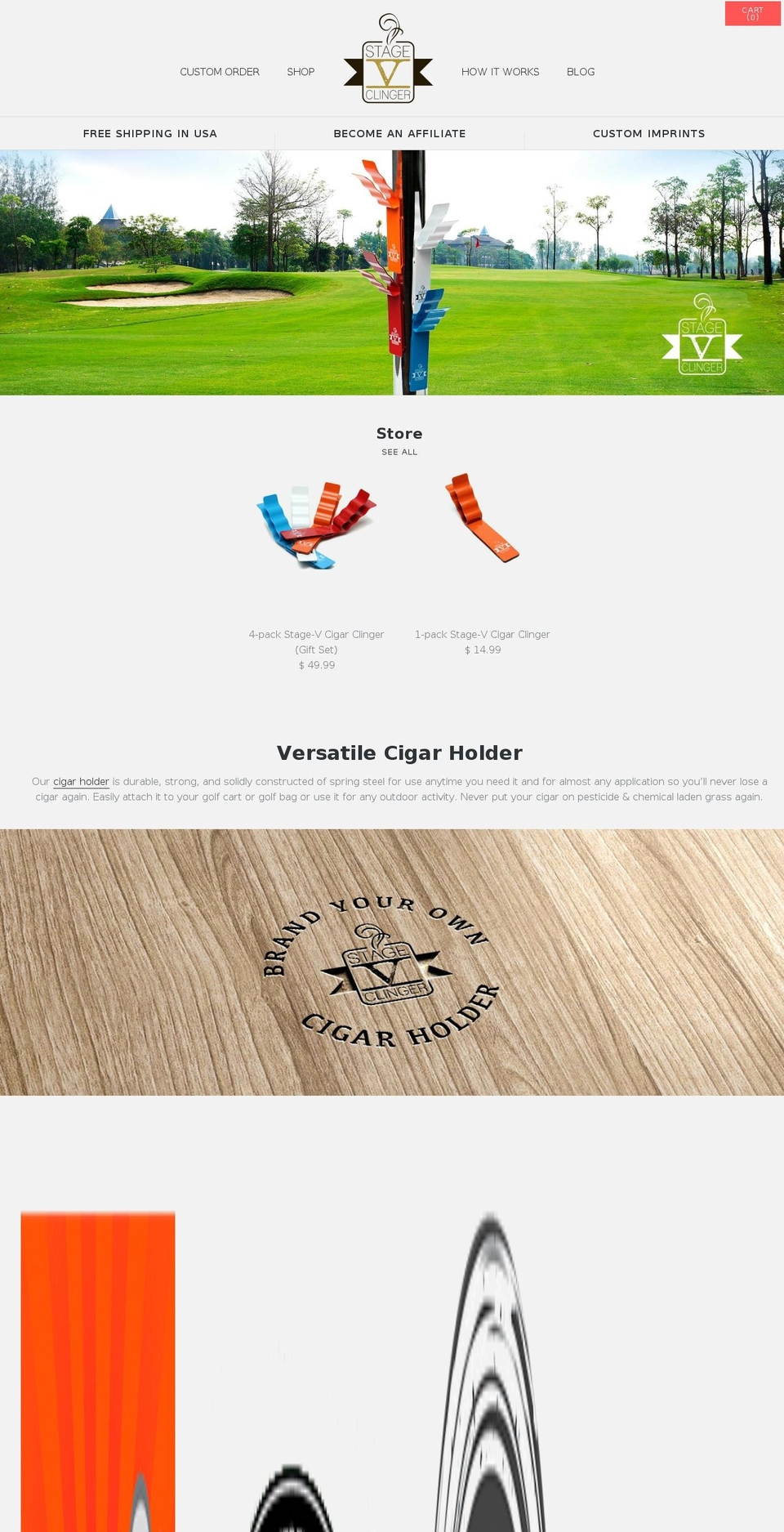 bestcigarholder.com shopify website screenshot