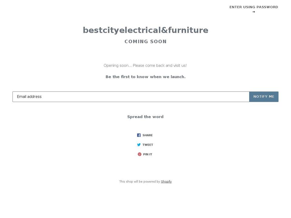 bestcityelectrical-furniture.myshopify.com shopify website screenshot