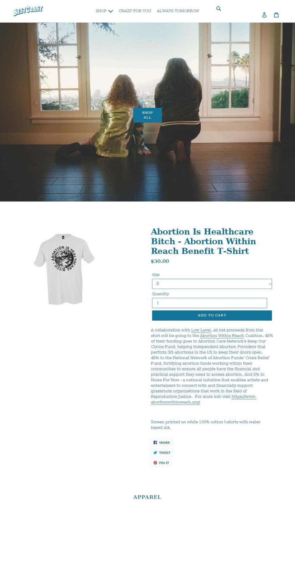 bestcoastshop.myshopify.com shopify website screenshot