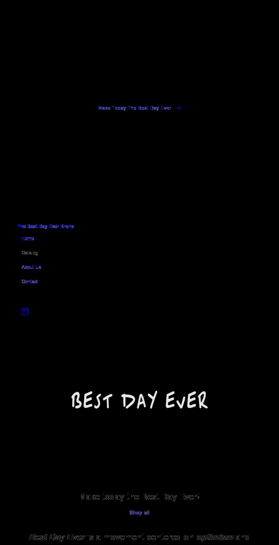 bestdayever.shop shopify website screenshot