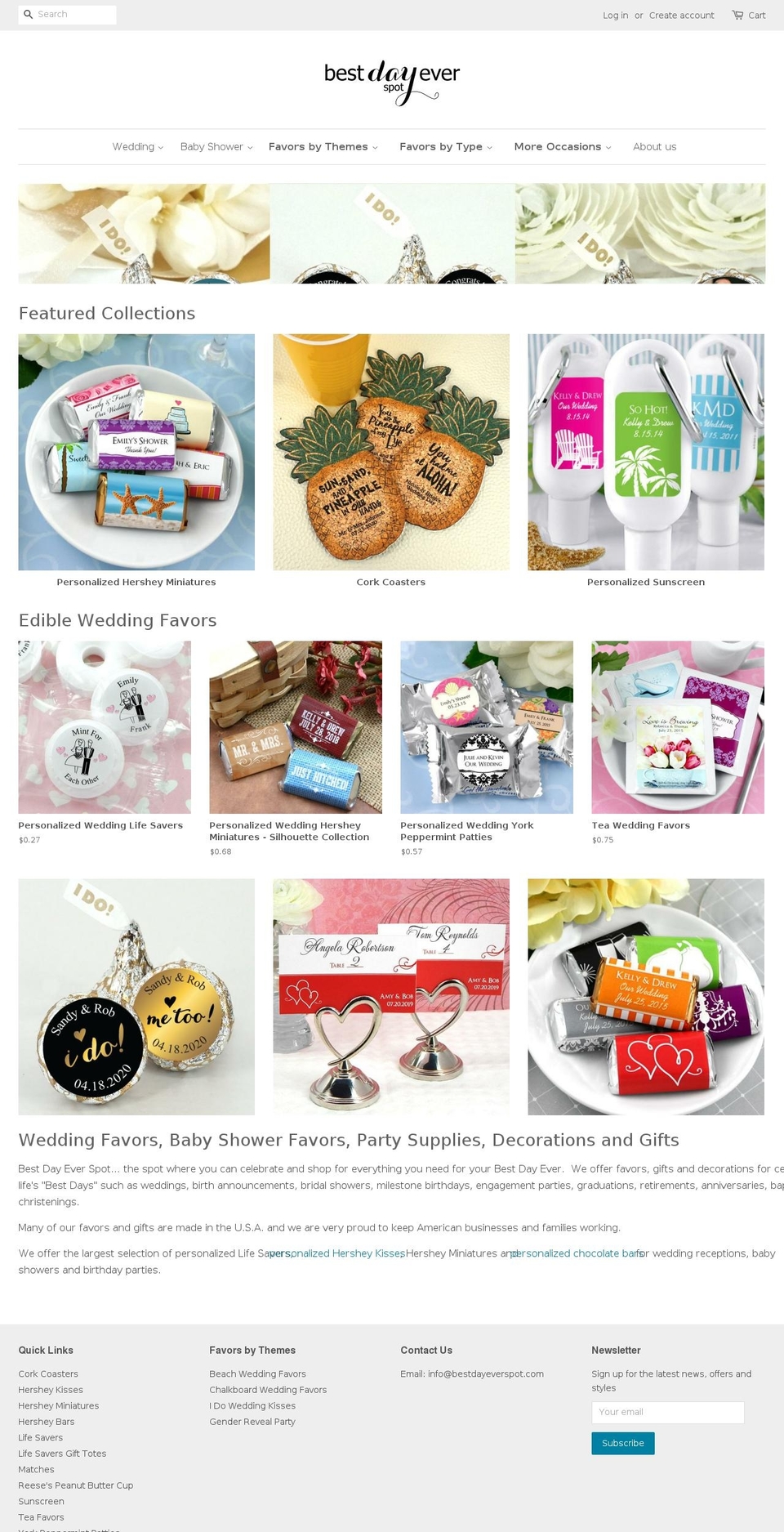 bestdayeverspot.com — Shopify storefront screenshot