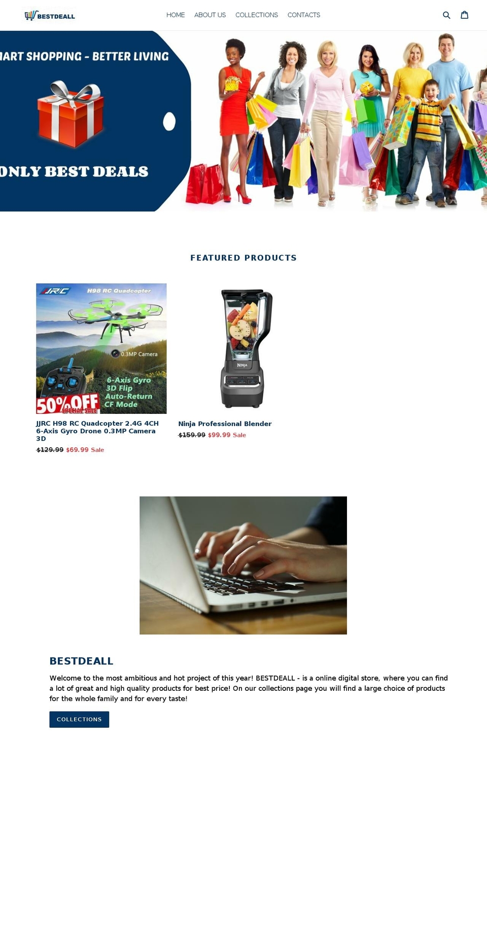 bestdeall.net shopify website screenshot