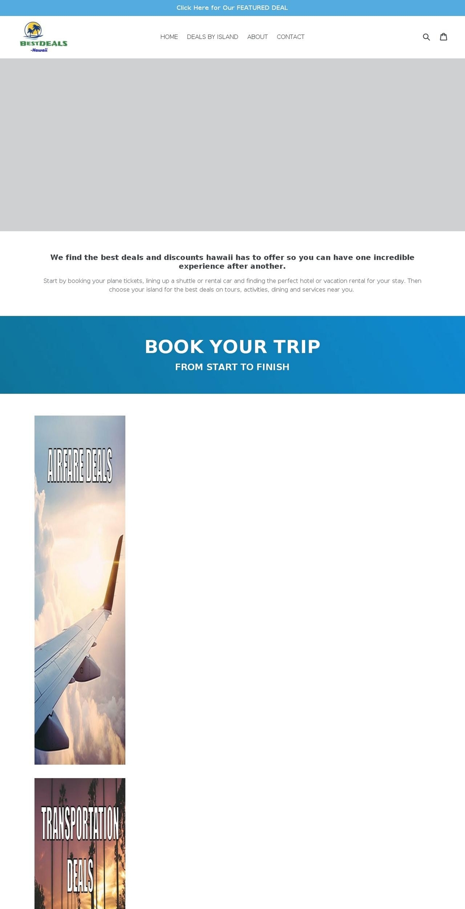 bestdealshawaii.com shopify website screenshot