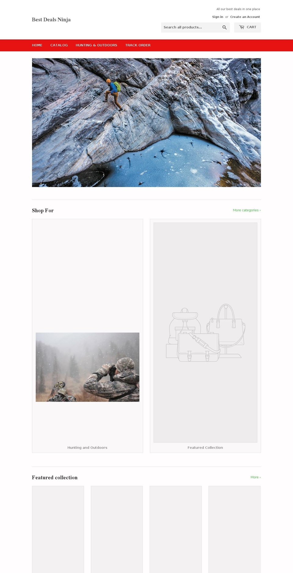 bestdealsninja.com — Shopify storefront screenshot