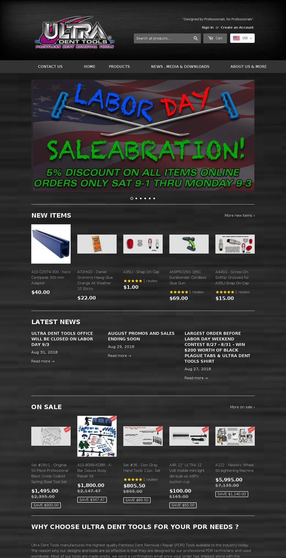 Anthony - Supply Black Shopify theme site example bestdentrepair.com