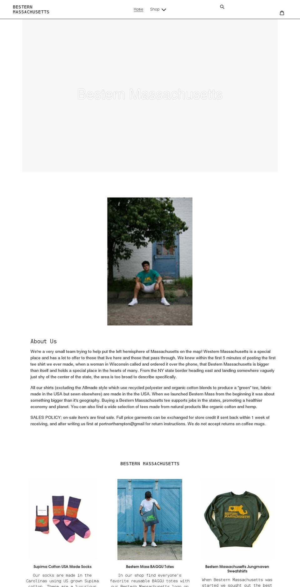 besternma.com shopify website screenshot