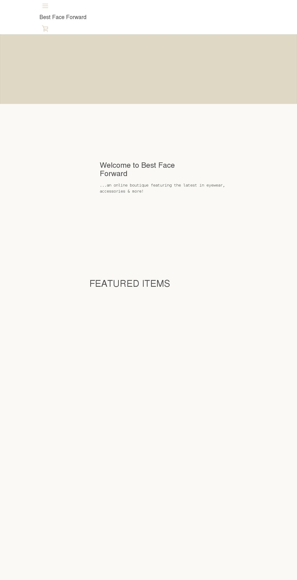 bestfaceforward.shop shopify website screenshot