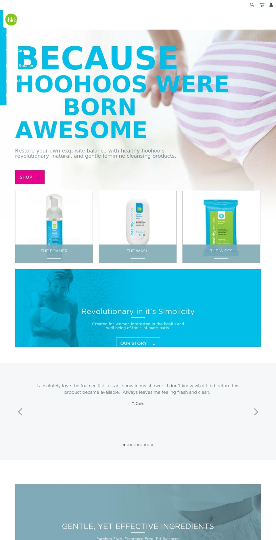 bestfemininecleanser.com — Shopify storefront screenshot