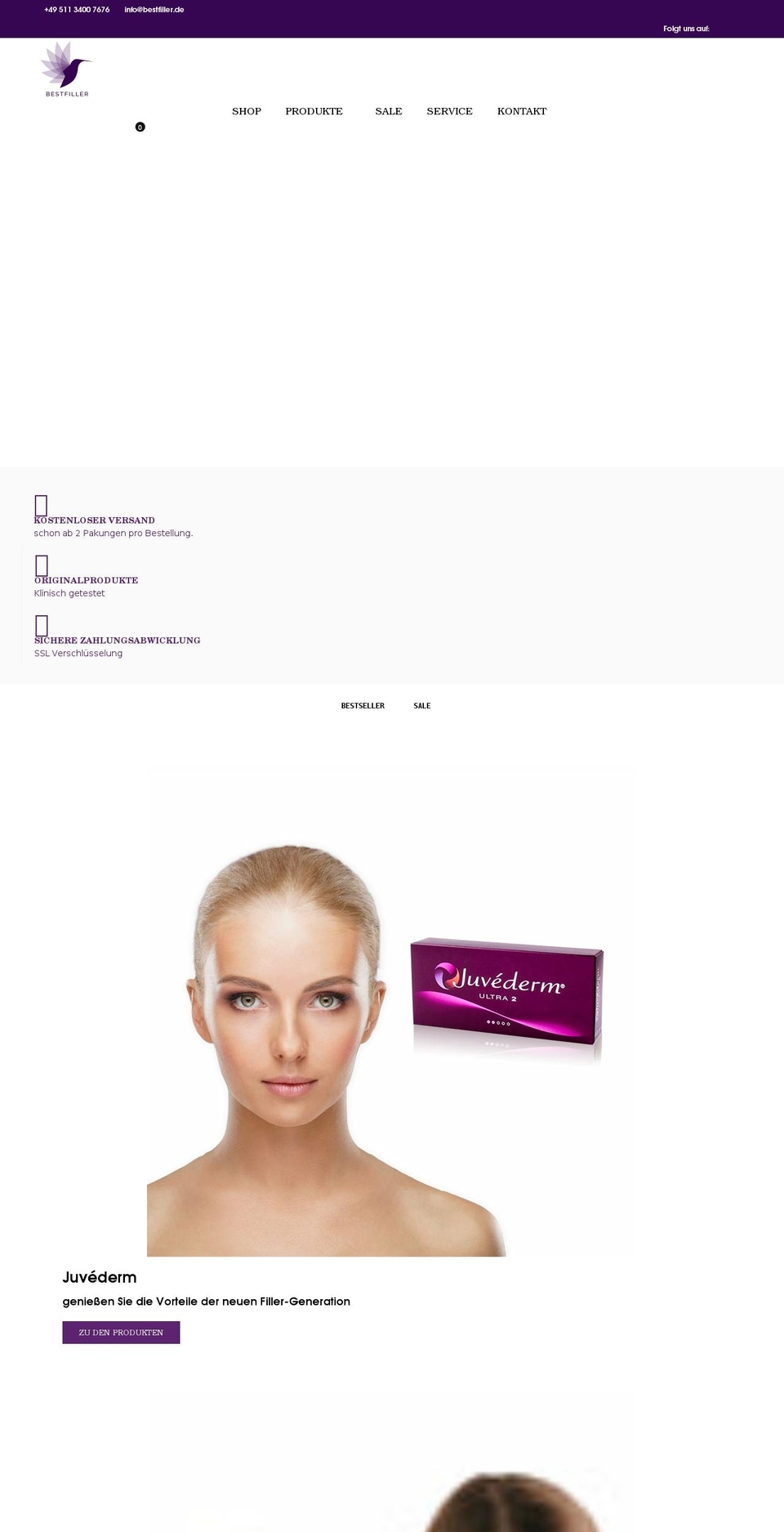 bestfiller.de shopify website screenshot