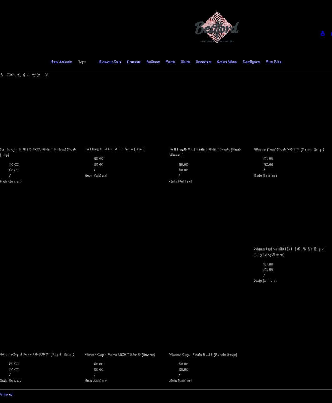 bestford118.com shopify website screenshot