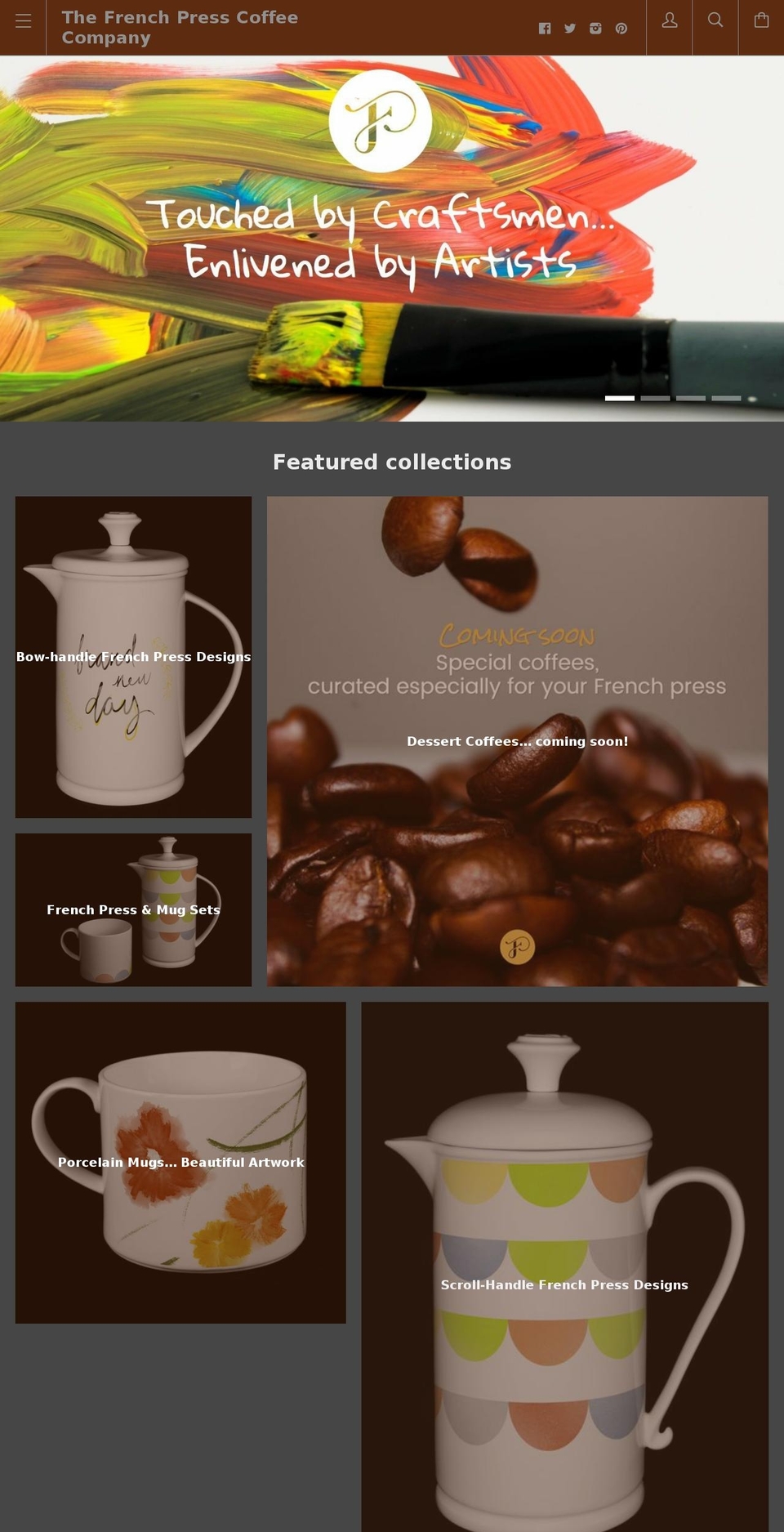 bestfrenchpress.com — Shopify storefront screenshot