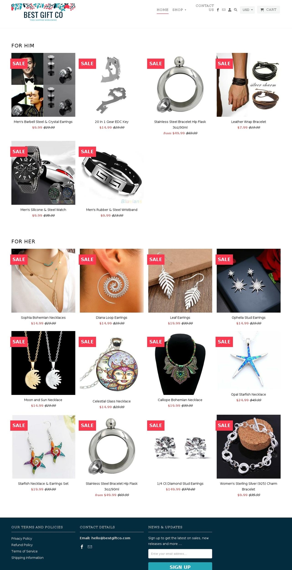 bestgiftco.com — Shopify storefront screenshot