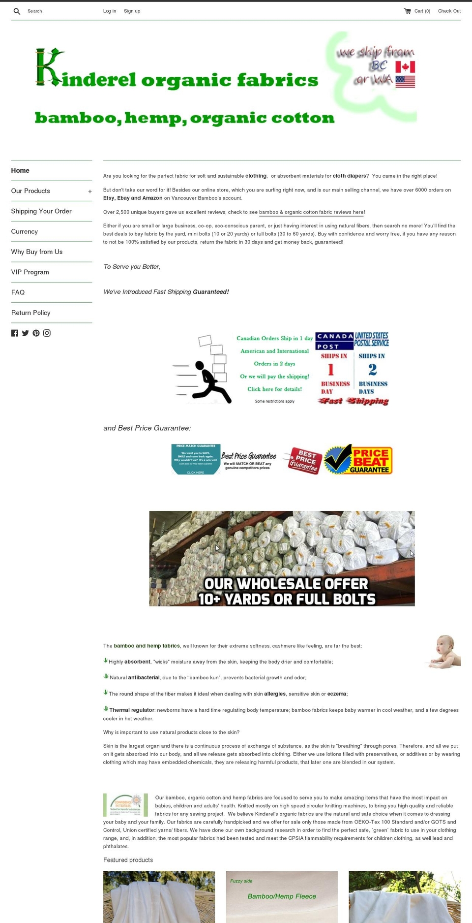 bestgreenstore.com — Shopify storefront screenshot