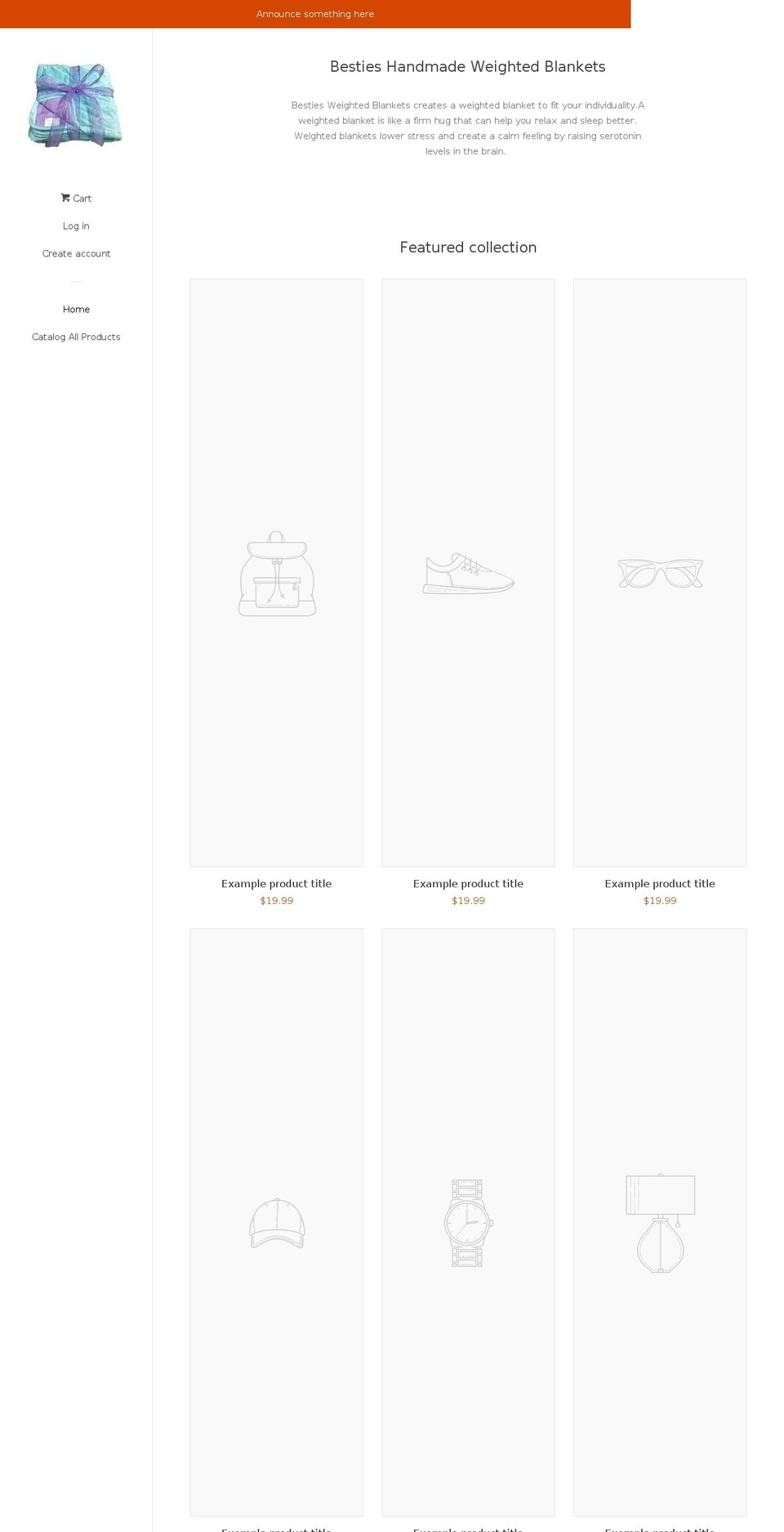 bestieinc.com — Shopify storefront screenshot