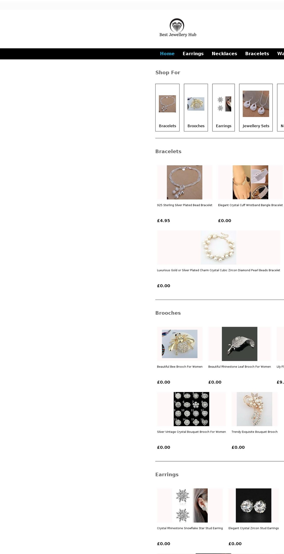 bestjewelleryhub.com shopify website screenshot