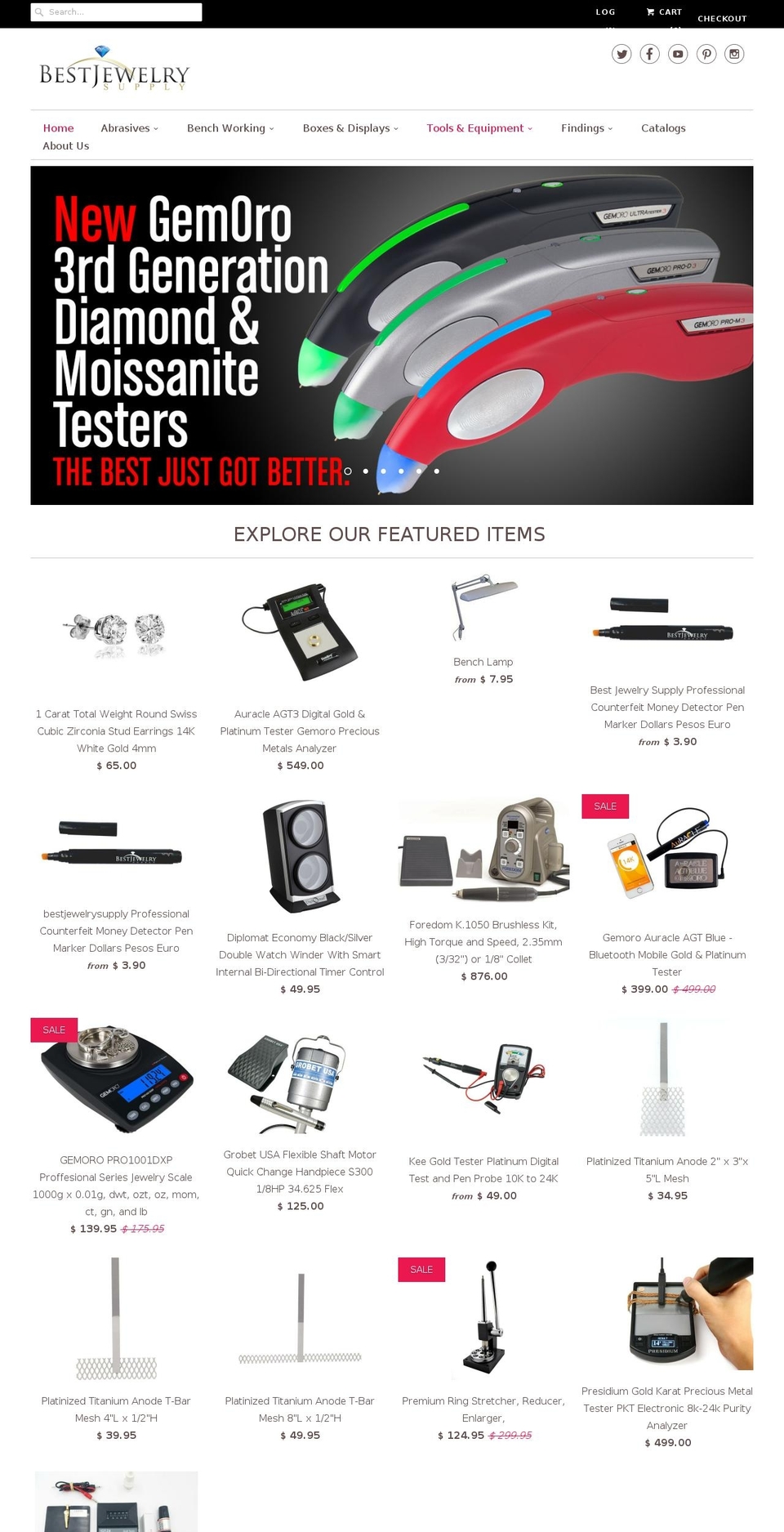 bestjewelrysupply.com shopify website screenshot