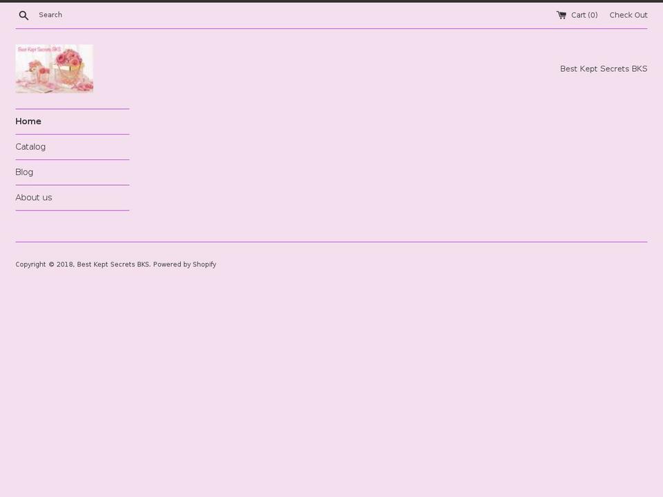 bestkeptsecretsbks.com — Shopify storefront screenshot