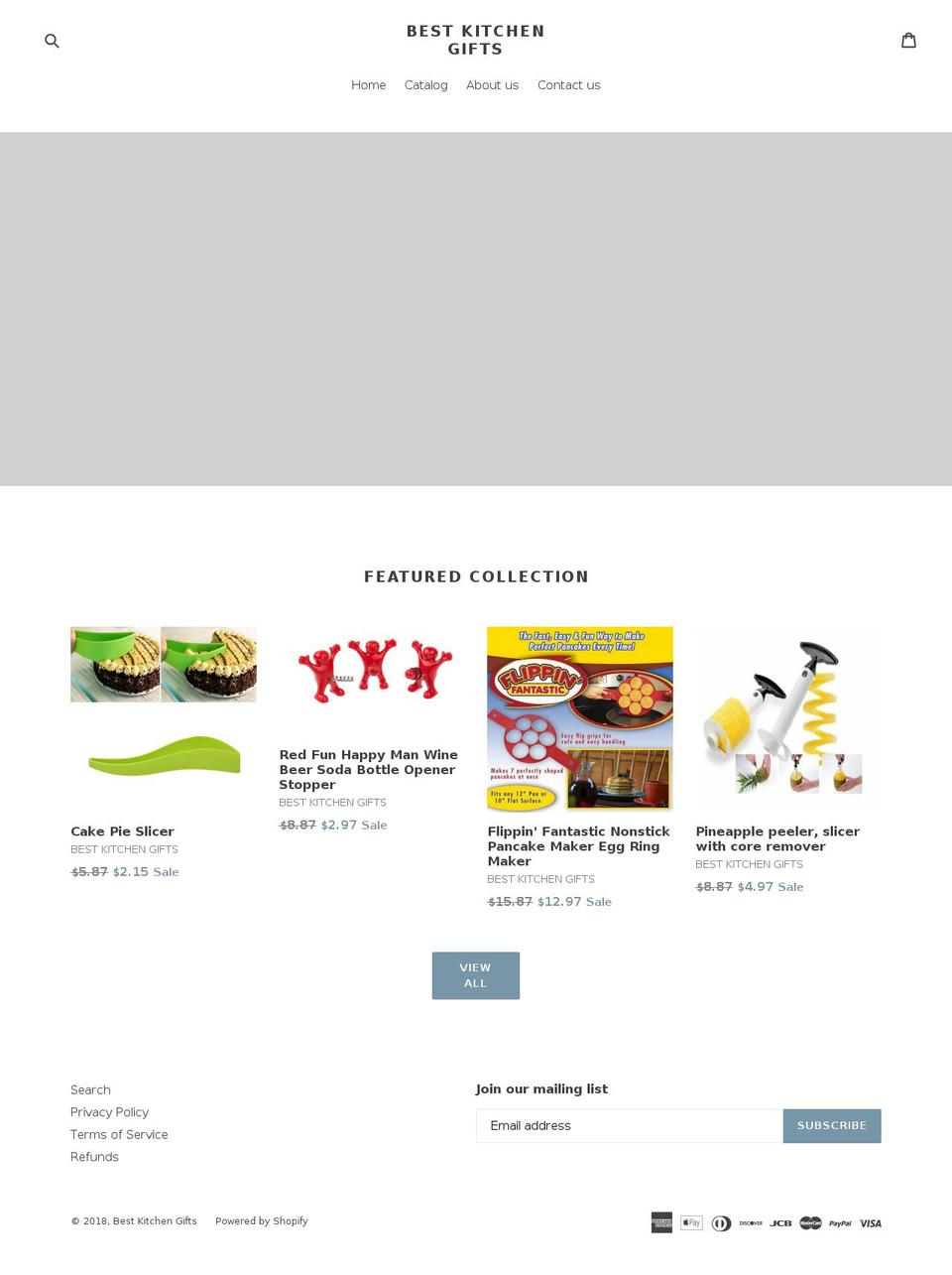 bestkitchengifts.com — Shopify storefront screenshot