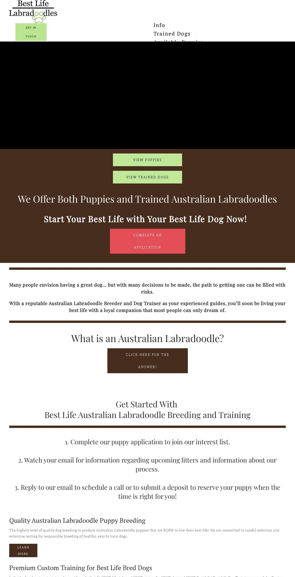 bestlifedogs.com — Shopify storefront screenshot