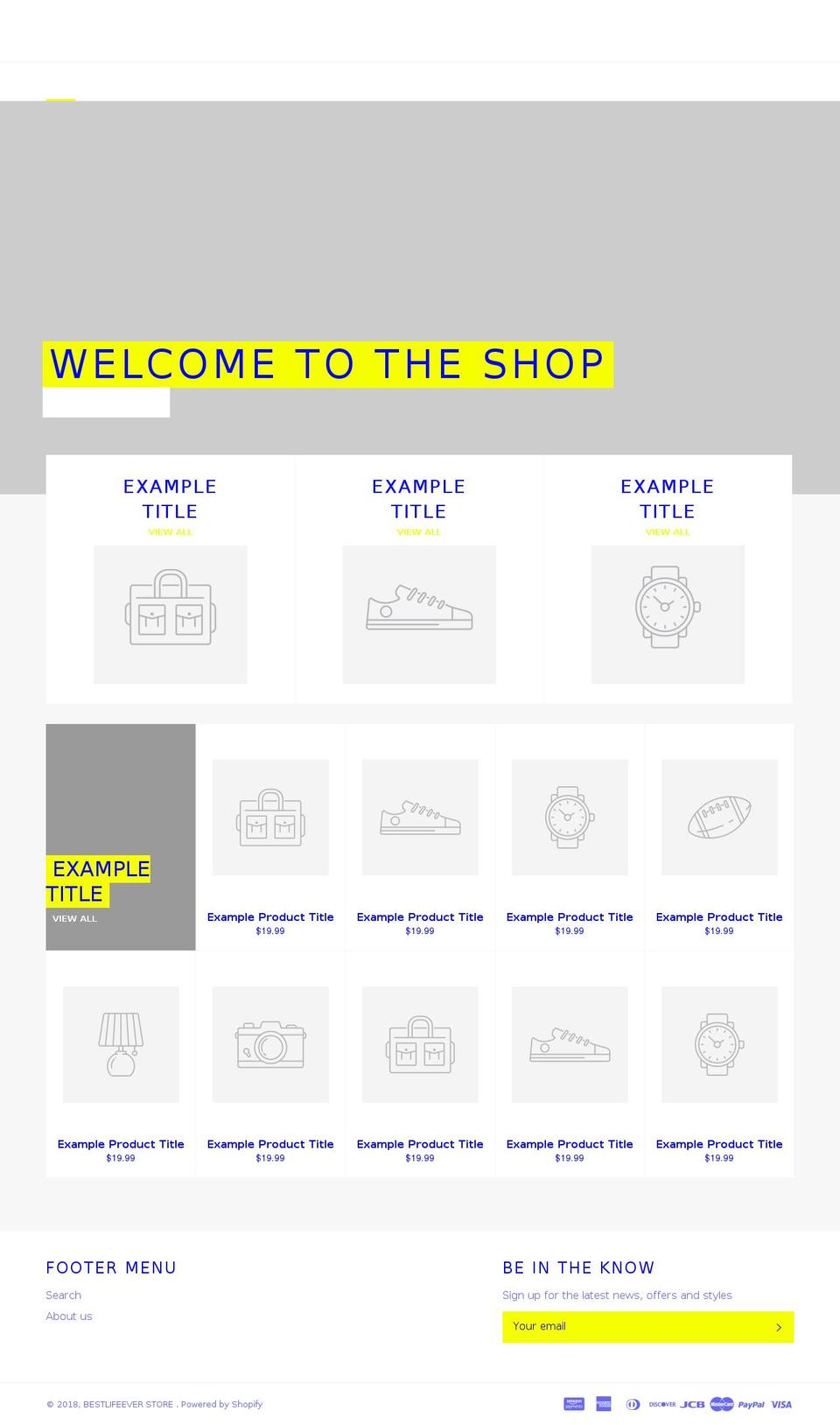 bestlifeeverstore.com — Shopify storefront screenshot
