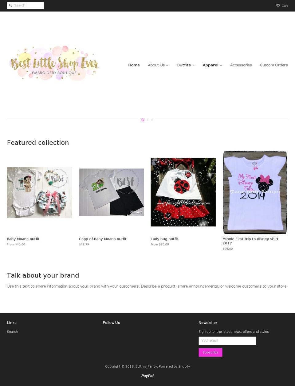 bestlittleshopever.com — Shopify storefront screenshot