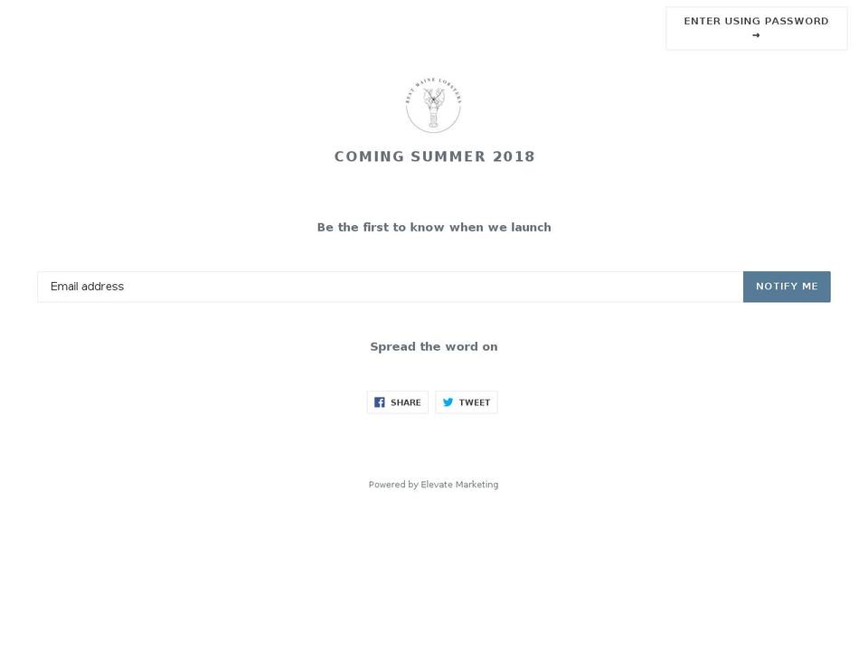 bestmainelobsters.com — Shopify storefront screenshot