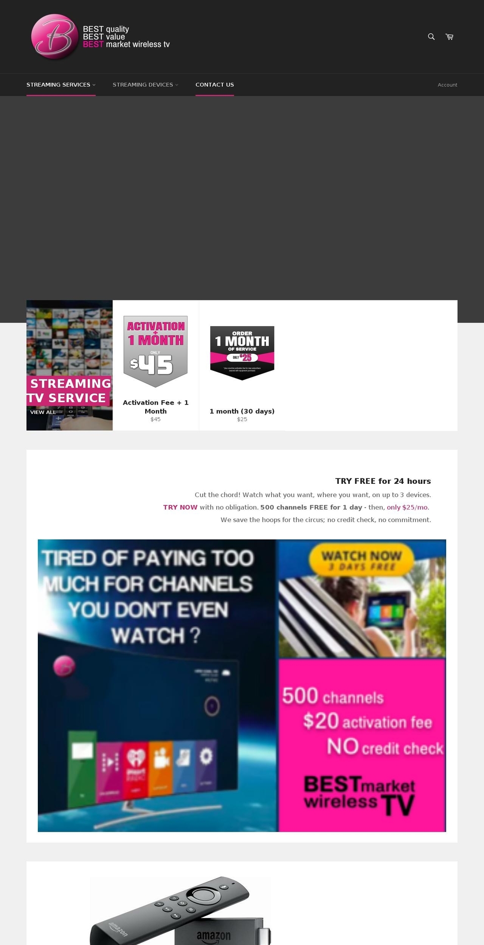 bestmarketwireless.com shopify website screenshot