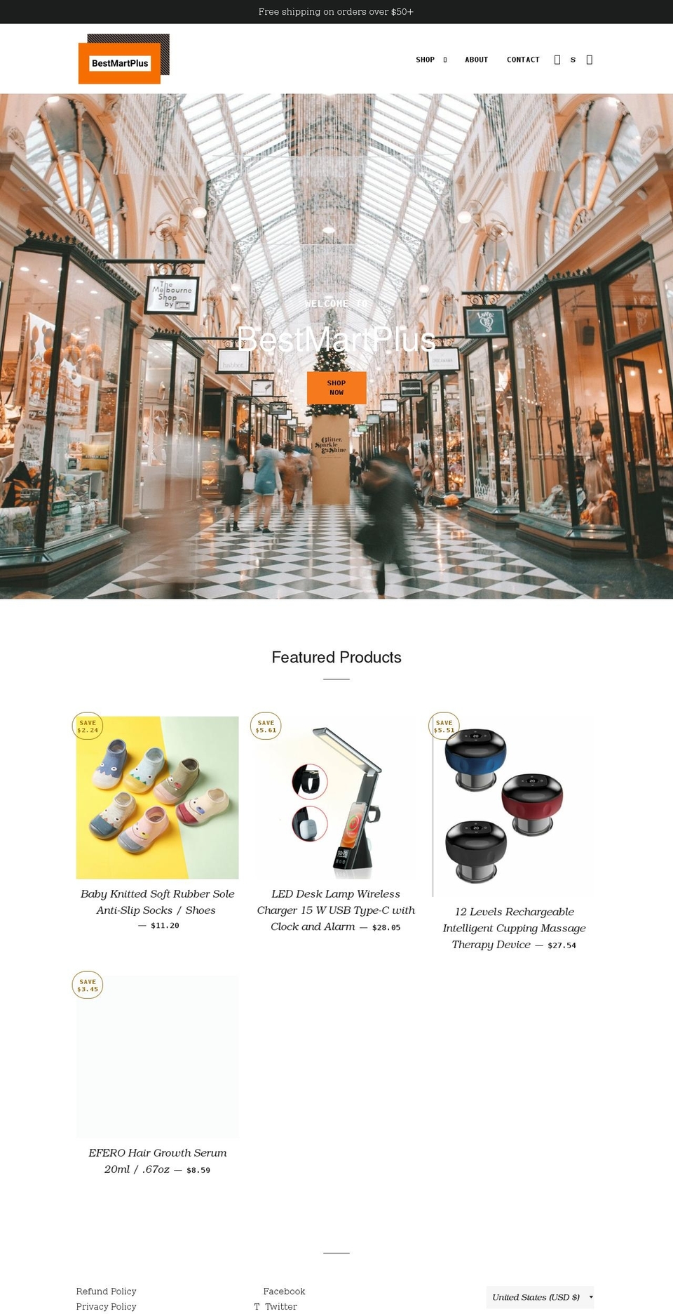 bestmartplus.com shopify website screenshot