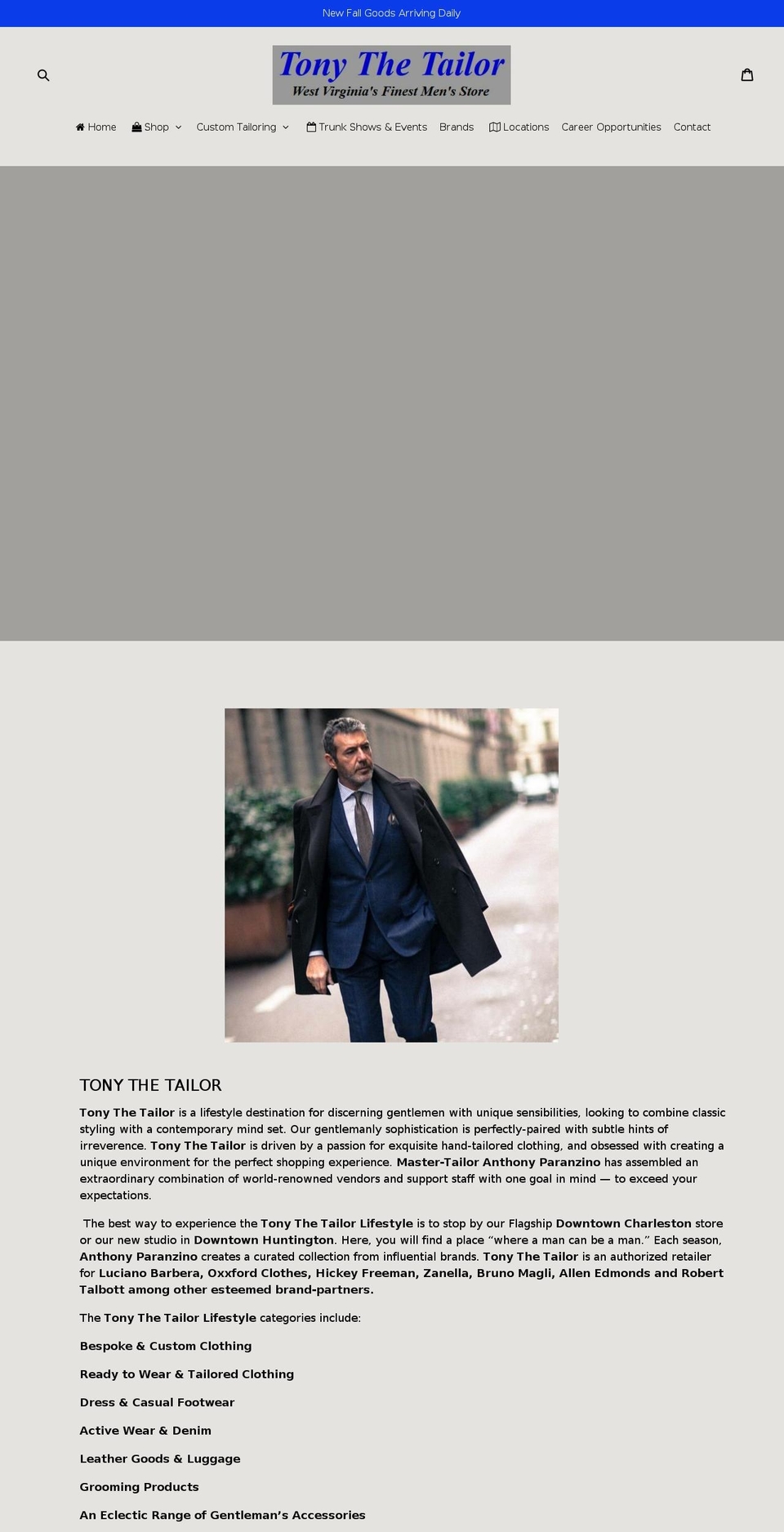 bestmastertailor.com shopify website screenshot