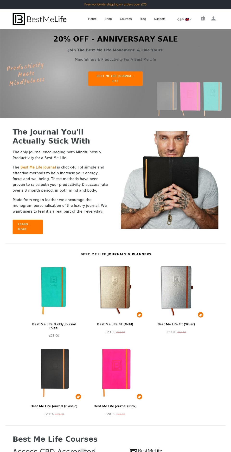 TheBestMe: rest of changes: 30-Oct-17 Shopify theme site example bestmejournal.com