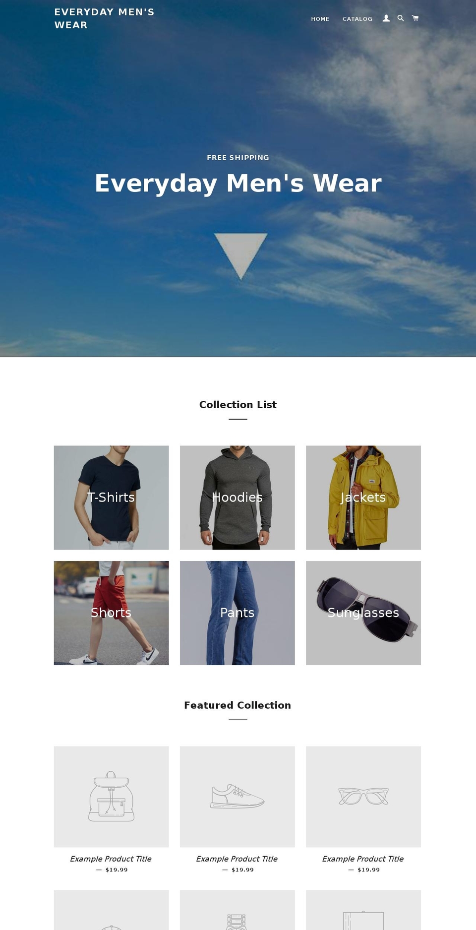 bestmengarments.com — Shopify storefront screenshot