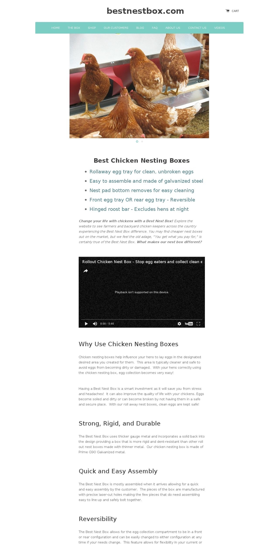 bestnestbox.com shopify website screenshot