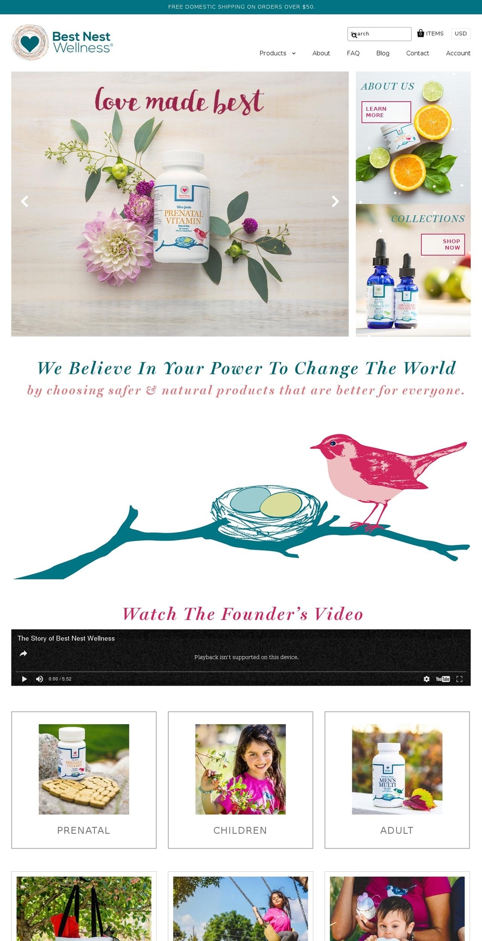 bestnestwellness.org shopify website screenshot