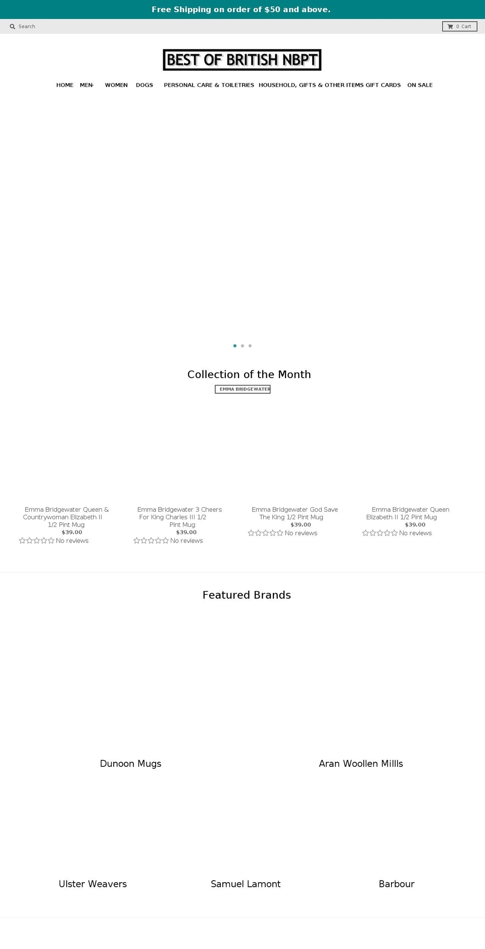 bestofbritishnbpt.com shopify website screenshot