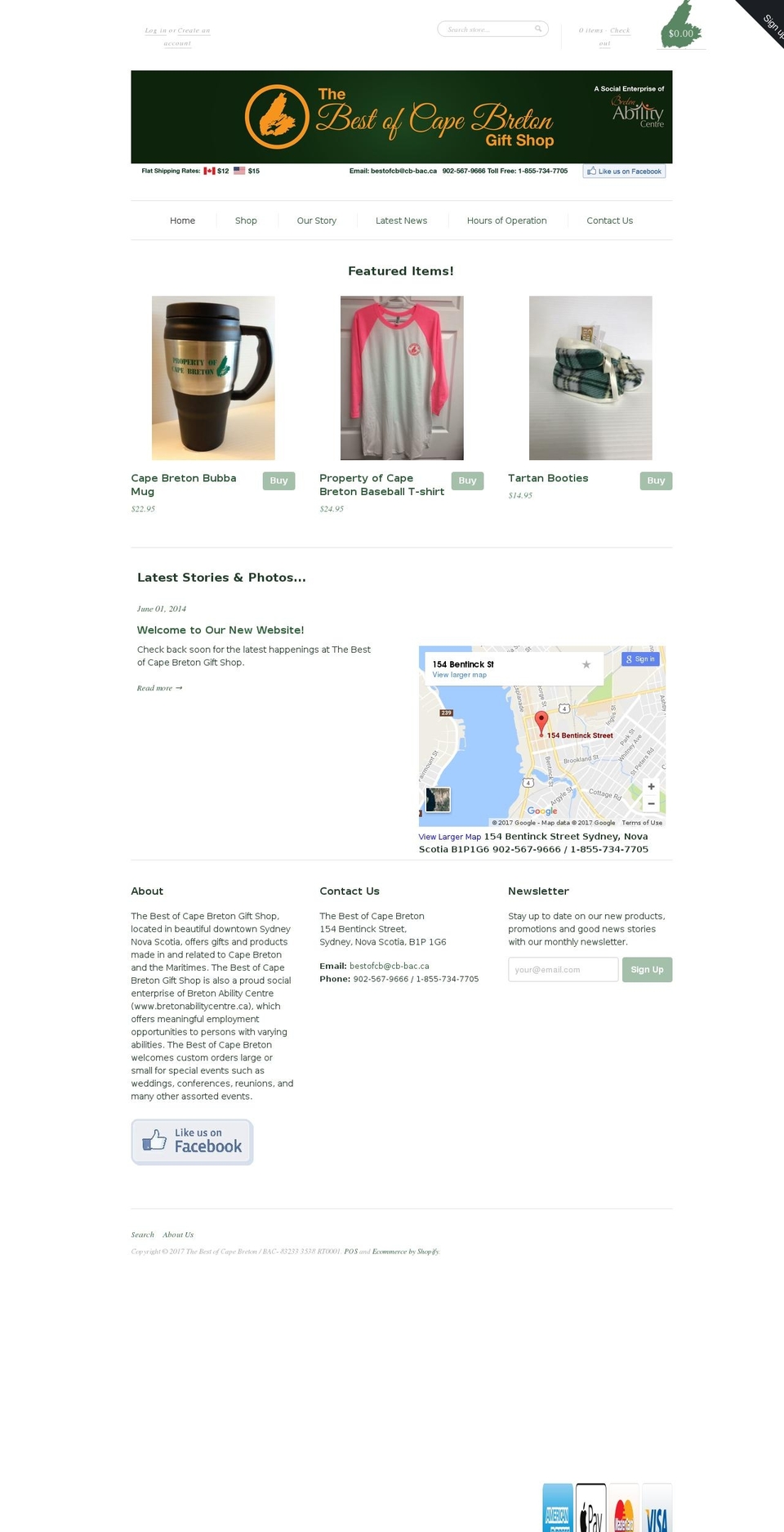 bestofcbgiftshop.ca shopify website screenshot