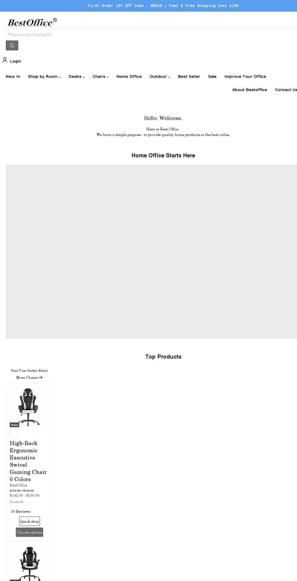 bestoffice.com shopify website screenshot