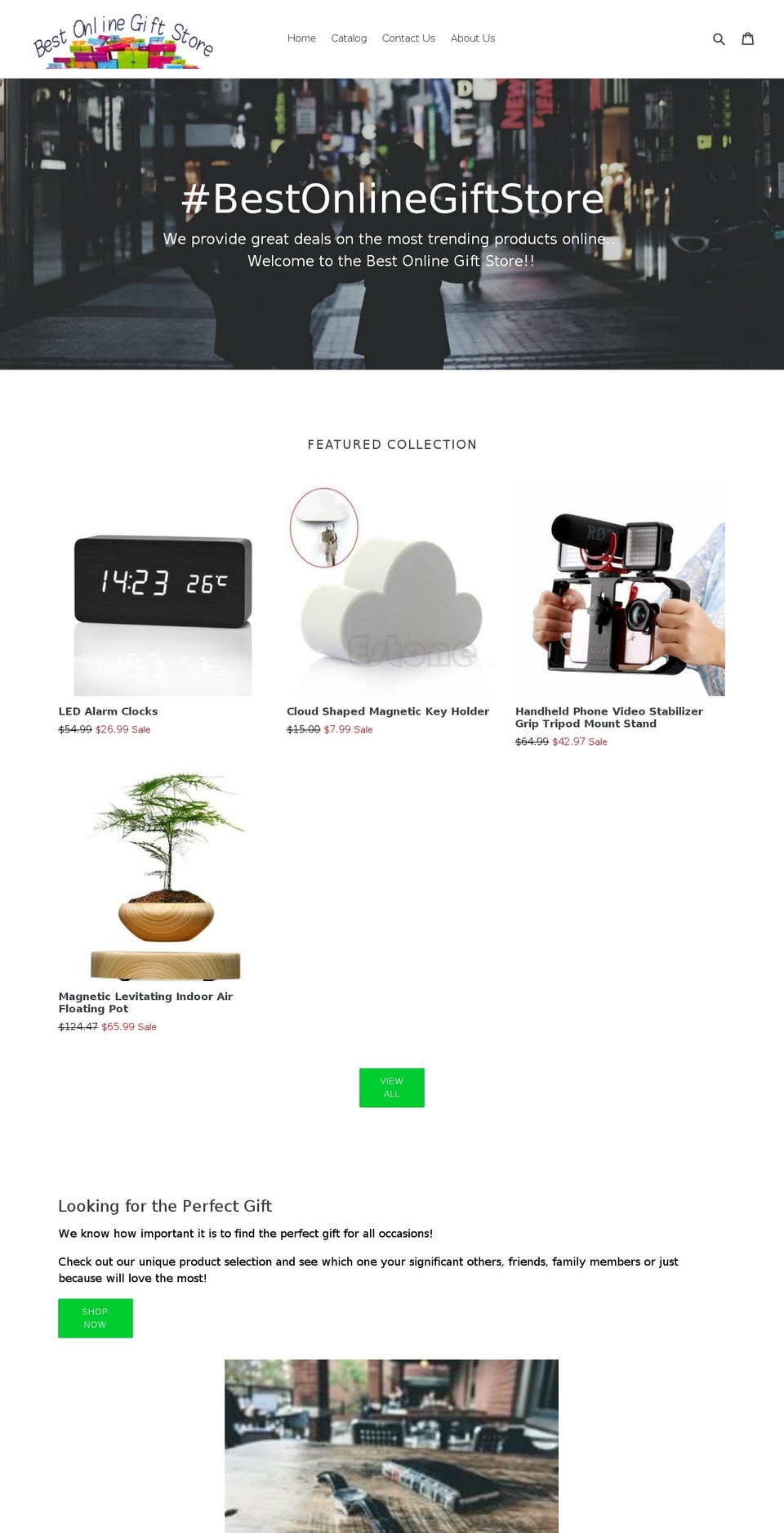 bestonlinegiftstore.com — Shopify storefront screenshot