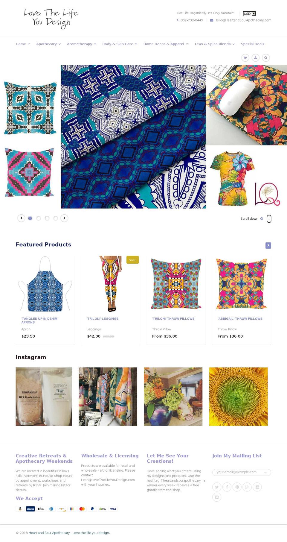 bestorganicspices.com — Shopify storefront screenshot